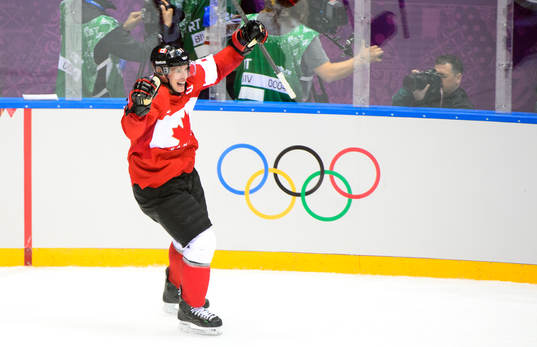 Kanadas Sidney Crosby jublar
