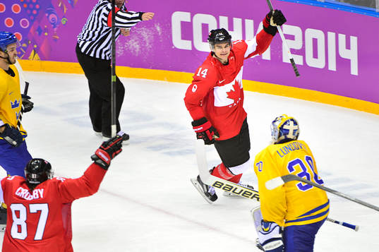 Kanadas Chris Kunitz jublar