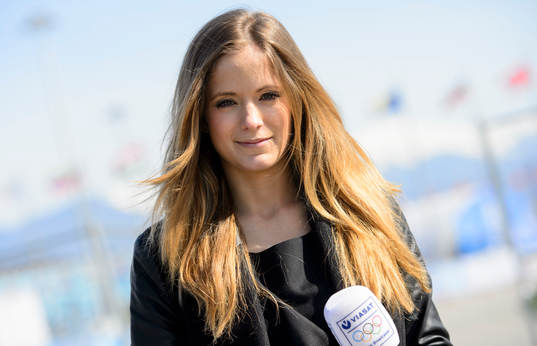 Isabel Boltenstern, reporter på Viasat, innan