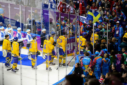 Sverige lämnar arenan