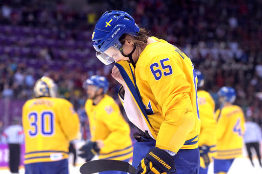 Sveriges Erik Karlsson deppar