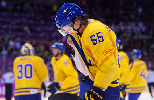 Sveriges Erik Karlsson deppar