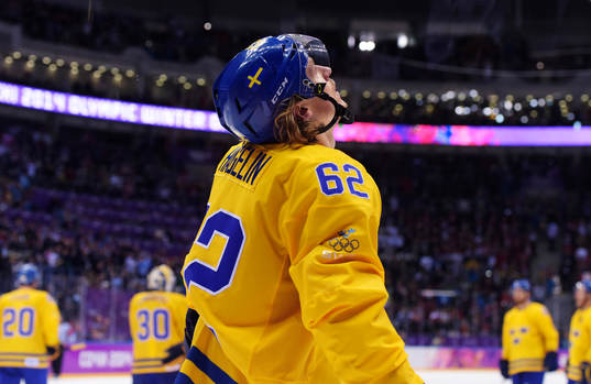 Sveriges Carl Hagelin deppar