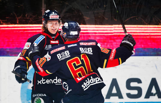 Djurgårdens Nicklas Heinerö  jublar