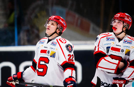 Södertäljes Jesper Thörnberg  och Jesper Frödén  deppar