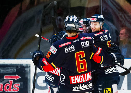 Djurgårdens spelare jublar