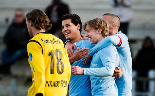 Malmös Miiko Albornoz, Emil Forsberg, Guillermo Molins