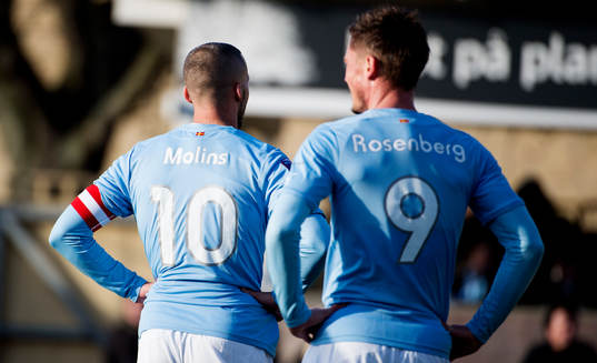 Malmös Guillermo Molins och Markus Rosenberg