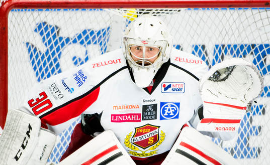 Almtunas målvakt Alexander Sahlin