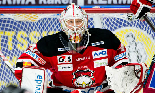 Malmö Redhawks målvakt Pontus Sjögren