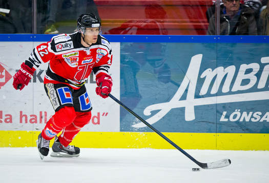 Örebros Brian Willsie i SHL mellan Örebro och Frölunda