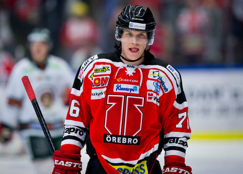 Örebros Jere Sallinen i SHL mellan Örebro och Frölunda