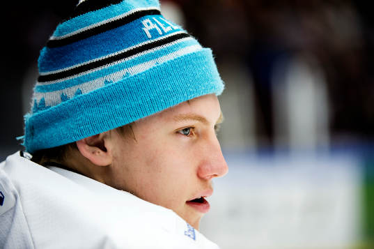 Karlskogas målvakt Emil Kruse