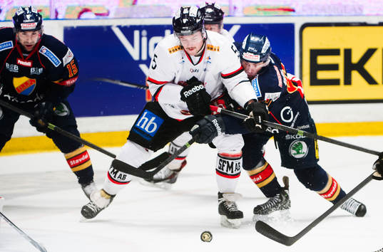 Asplövens Jesper Dahlroth och Djurgårdens Markus Ljungh