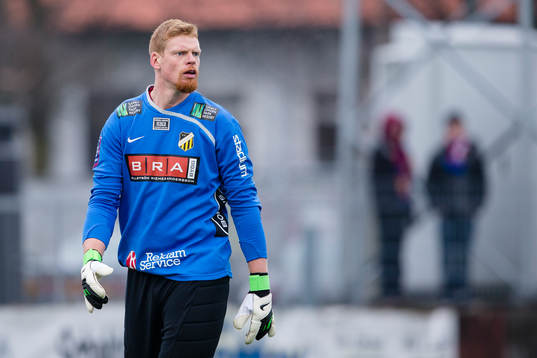 Häckens målvakt Christoffer Källqvist