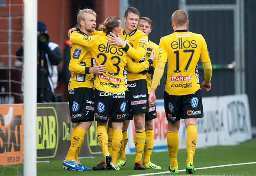 Elfsborgs spelare jublar