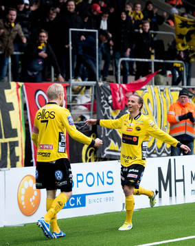 Elfsborgs Niklas Hult jublar