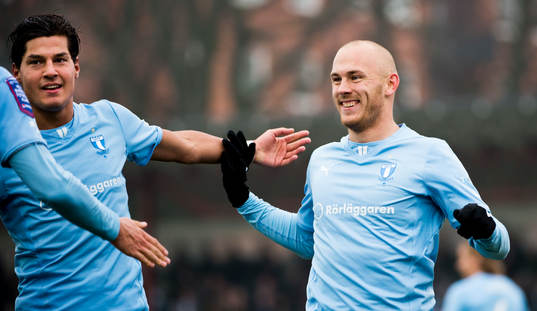Malmös Magnus Eriksson jublar