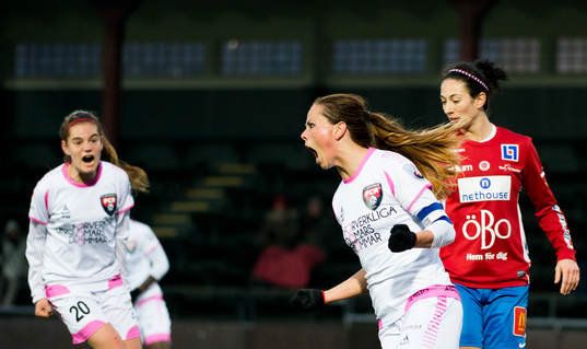 FC Rosengårds Sara Björk Gunnarsdottir jublar