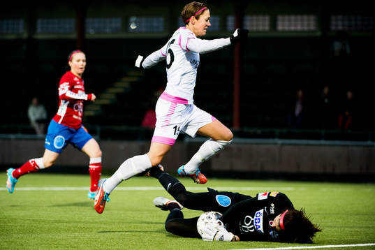 FC Rosengårds Therese Sjögran hoppar över Örebros