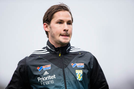 IFK Göteborgs Philip Haglund innan fotbollsmatchen i
