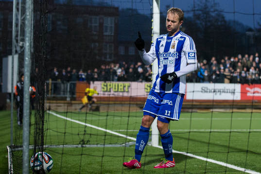 IFK Göteborgs Robin Söder jublar i målet