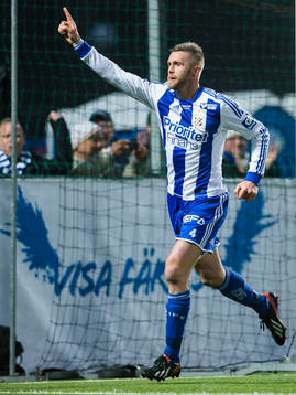 IFK Göteborgs Kjetil Waehler jublar