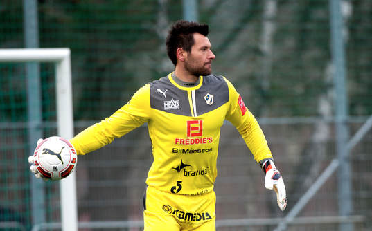 Halmstads målvakt Stojan Lukic