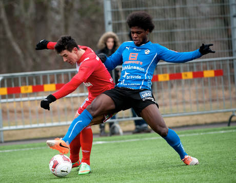 Halmstads Joseph Baffo och Assyriska Fuad Hyseni