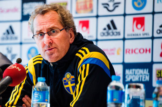 Sveriges förbundskapten Erik Hamrén