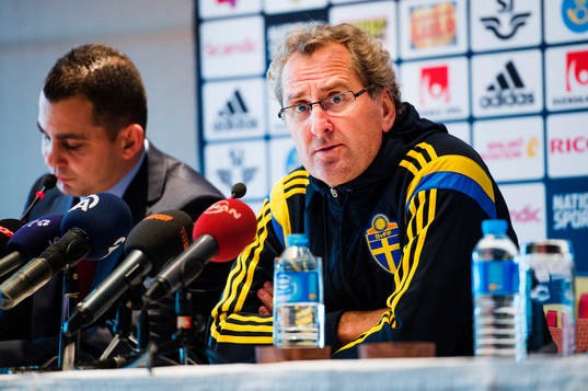 Sveriges förbundskapten Erik Hamrén