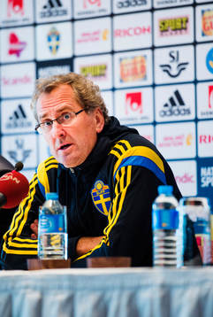 Sveriges förbundskapten Erik Hamrén