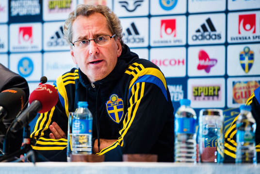 Sveriges förbundskapten Erik Hamrén