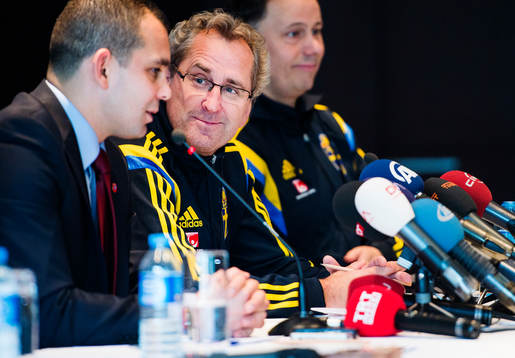 Sveriges förbundskapten Erik Hamrén