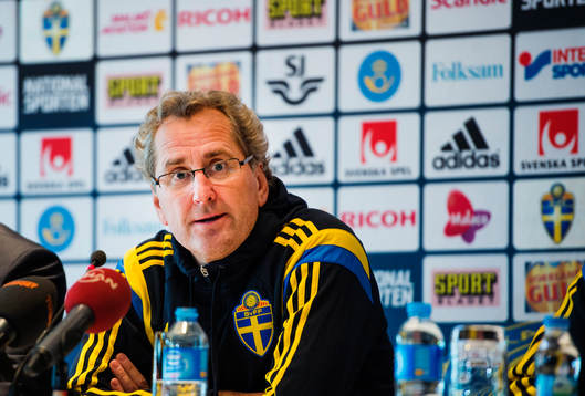 Sveriges förbundskapten Erik Hamrén