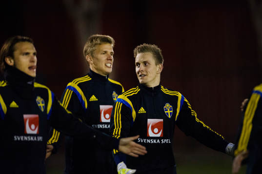 Albin Ekdal, Pontus Wernbloom och Johan Dahlin