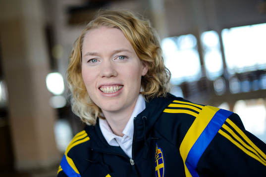 Sveriges målvakt Hedvig Lundahl
