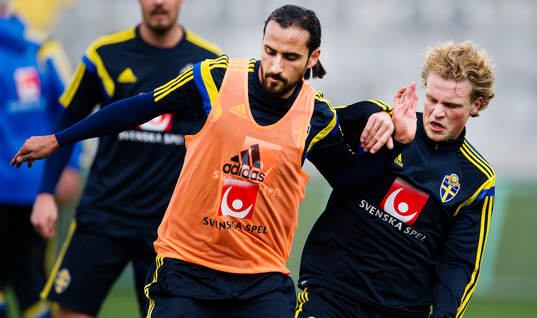 Erkan Zengin och Oscar Hiljemark