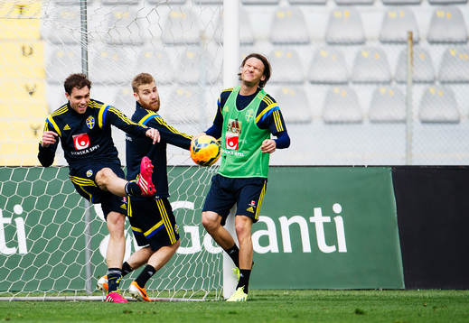 Johan Elmander, Rasmus Bengtsson och Albin Ekdal