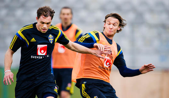 Johan Elmander och Albin Ekdal