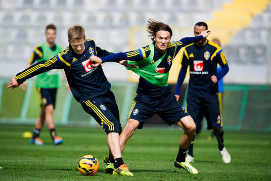 Pontus Wernbloom och Albin Ekdal