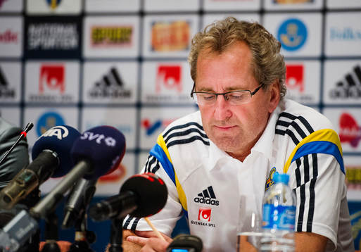Sveriges förbundskapten Erik Hamrén