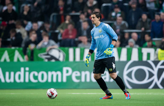Hammarbys målvakt Johannes Hopf