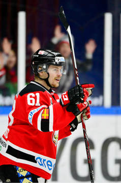 Malmö Redhawks Nicklas Jadeland jublar