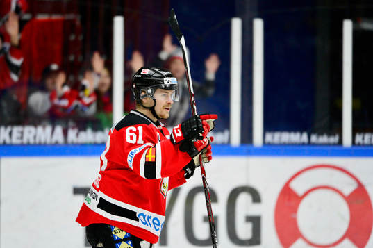 Malmö Redhawks Nicklas Jadeland jublar