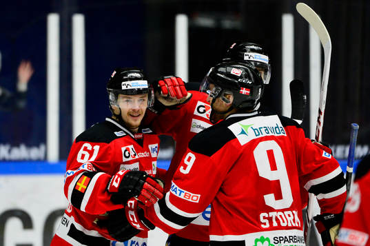 Malmö Redhawks Nicklas Jadeland jublar