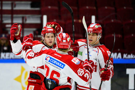 Timrås Ludvig Nilsson, Patrik Norén och Thomas