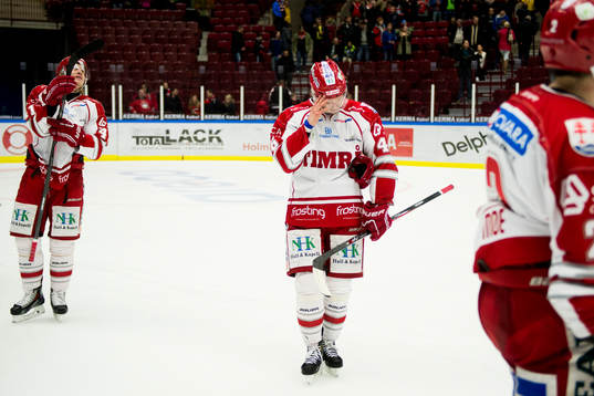 Timrås Per Hallin och Ludvig Nilsson deppar