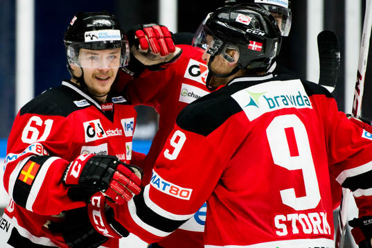 Malmö Redhawks Nicklas Jadeland jublar