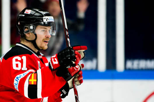 Malmö Redhawks Nicklas Jadeland jublar